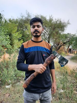 HANDMADE FORGING AXE