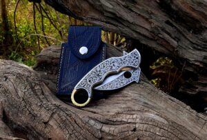 HANDMADE ENGRAVING POCKET KNIFE