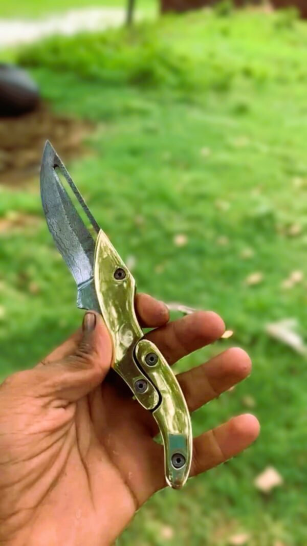 DAMASCUS POCKET FOLDING KNIFE - Image 4