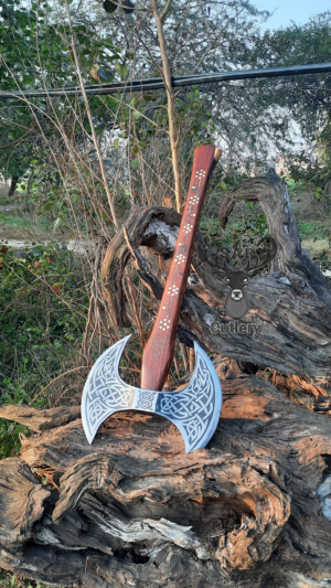 VIKING DOUBLE HEAD EDGE AXE