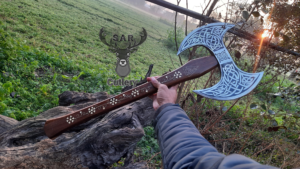 VIKING DOUBLE HEAD EDGE AXE