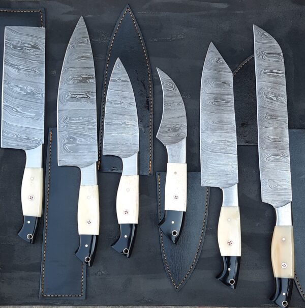 HANDMADE DAMASCUS KITCHEN CHEF KNIFES