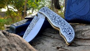 HANDMADE ENGRAVING POCKET KNIFE