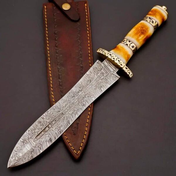 HANDMADE DAMASCUS DAGGER KNIFE