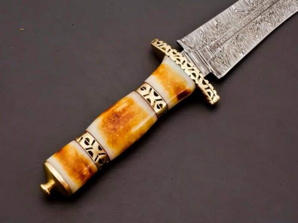 HANDMADE DAMASCUS DAGGER KNIFE - Image 3