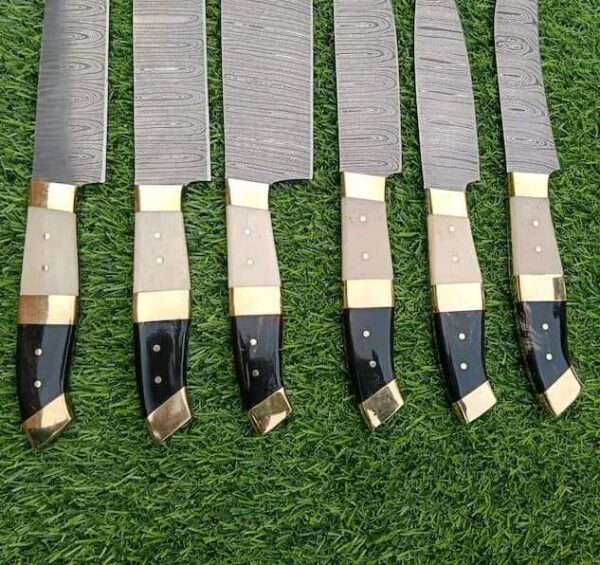 HANDMADE DAMASCUS KITCHEN CHEF KNIFES - Image 2