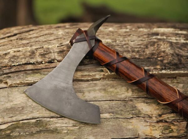 HANDMADE HIGH CORBON STEEL FORGING AXE - Image 3