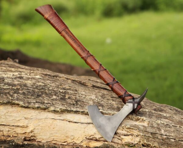 HANDMADE HIGH CORBON STEEL FORGING AXE - Image 2