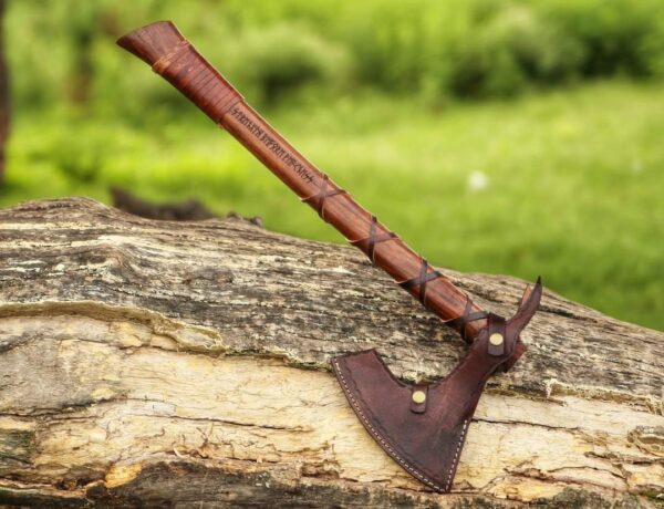 HANDMADE HIGH CORBON STEEL FORGING AXE - Image 4