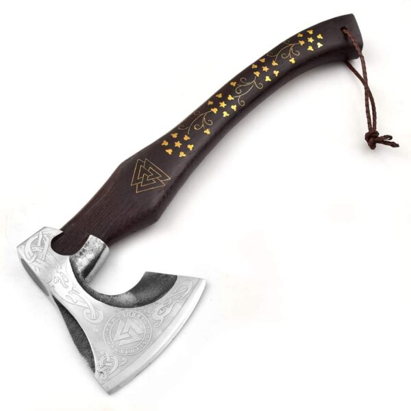 HANDMADE CORBAN STEEL VIKING AXE