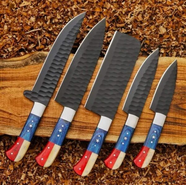 HANDMADE KITCHEN KNIFE FORGING CHEF SET