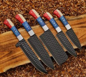 HANDMADE KITCHEN KNIFE FORGING CHEF SET