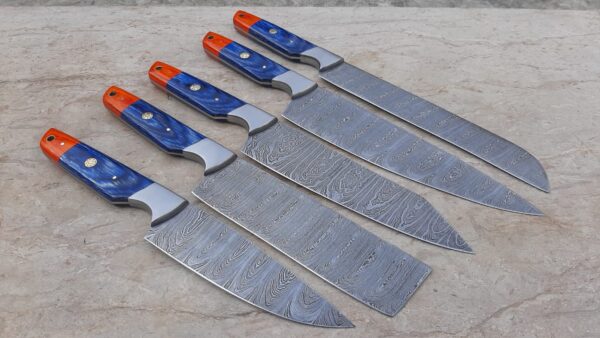 HANDMADE DAMASCUS KITCHEN CHEF KNIFES