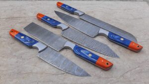 HANDMADE DAMASCUS KITCHEN CHEF KNIFES