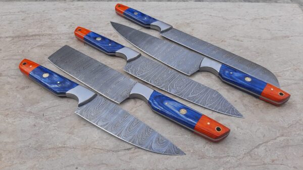 HANDMADE DAMASCUS KITCHEN CHEF KNIFES - Image 2