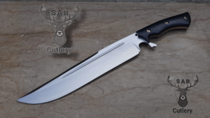 D2 Steel Bowie Hunting Survival Outdoor Knife