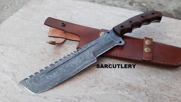 HANDMADE DAMASCUS TRACKER KNIFE