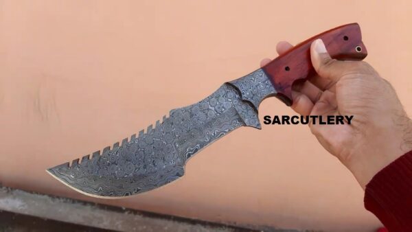 HANDMADE DAMASCUS TRACKER KNIFE - Image 4