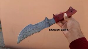 HANDMADE DAMASCUS TRACKER KNIFE