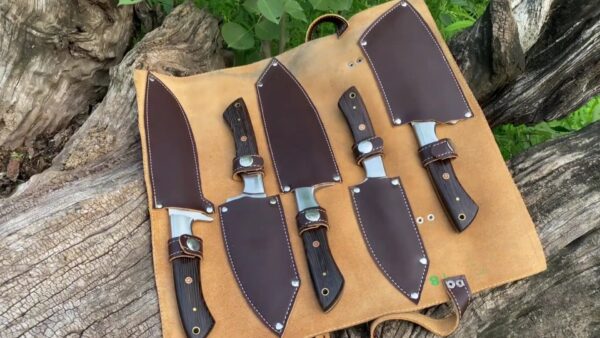 HANDMADE KITCHEN KNIFE CHEF SET - Image 4