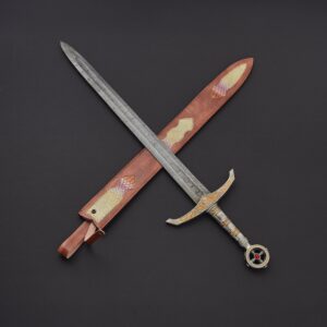 KNIGHT TEMPLER REPLICA MEDIVEL SWORD