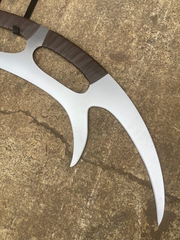 Handmade Star Trek Klingon Bat’leth Sword - Image 4