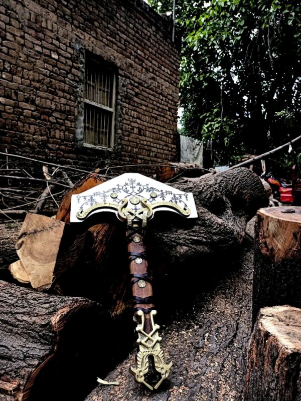 God of War Ragnarok Leviathan Chaos Blade Hammer Thor's - Image 3