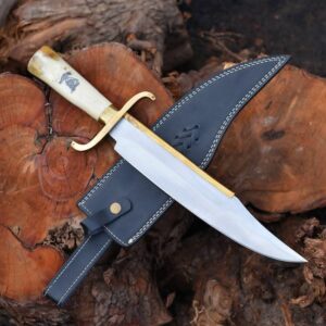 Expendables Bowie Knife With Camel Bone Handle