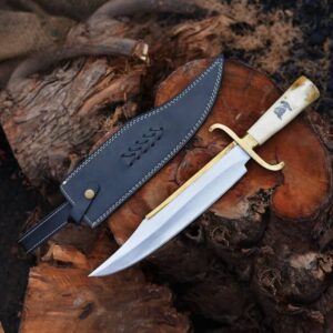 Expendables Bowie Knife With Camel Bone Handle