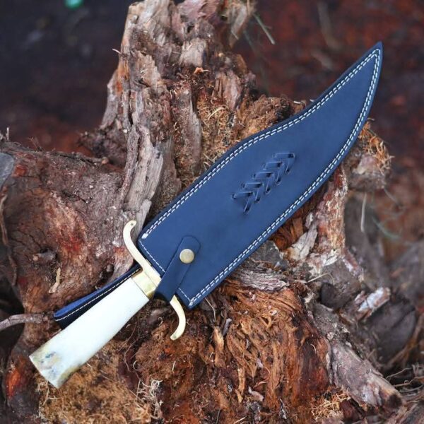 Expendables Bowie Knife With Camel Bone Handle - Image 4