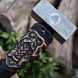 Hand forged Viking Unique Hammer 
