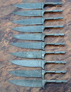 Damascus Steel Bavarian Knife Blank Blades