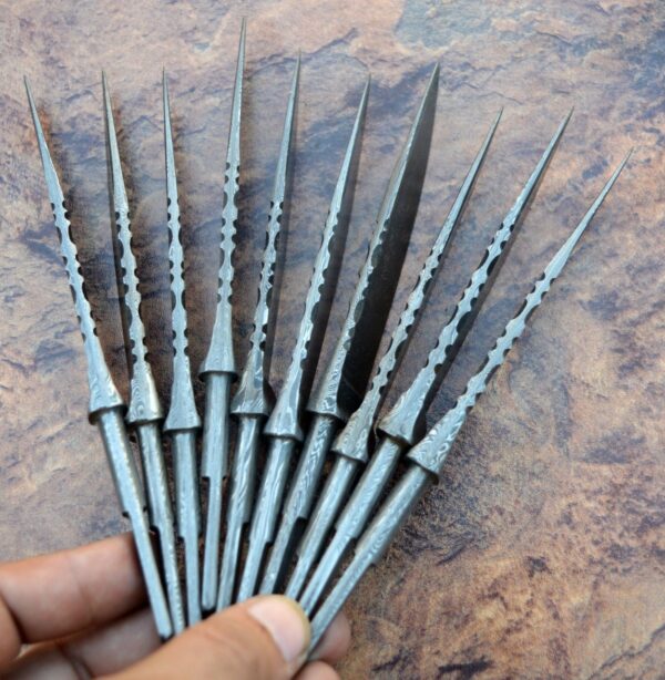 Damascus Steel Bavarian Knife Blank Blades - Image 3