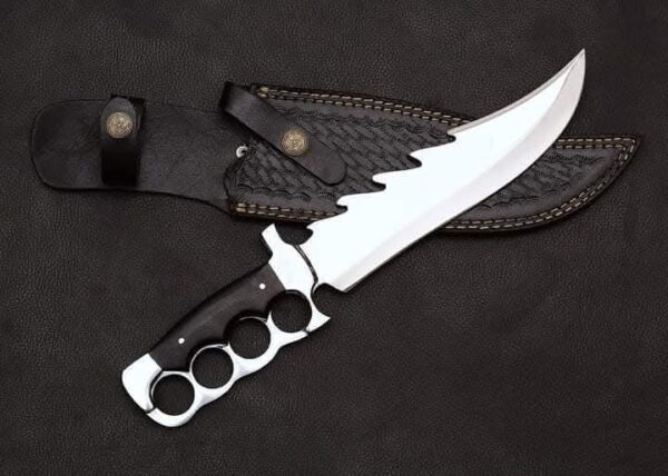Full Tang Handmade Trench Knuckle Knife - Image 2