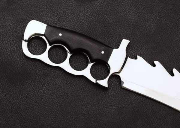 Full Tang Handmade Trench Knuckle Knife - Image 7