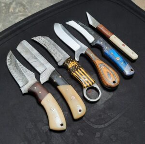 Lot Of 6 Skinners Knife | Handmade Camping knifes | Outdoor