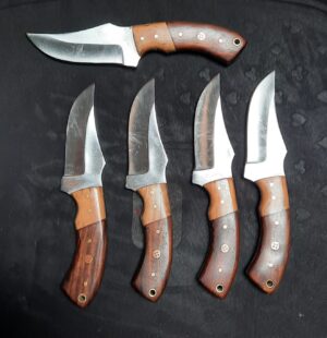 Lot Of 5 pcs Camping Hunting Skinners knife | Leather Sheath