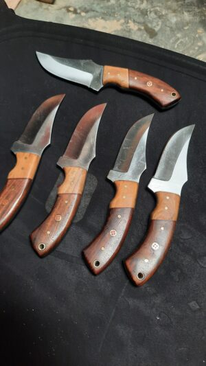Lot Of 5 pcs Camping Hunting Skinners knife | Leather Sheath