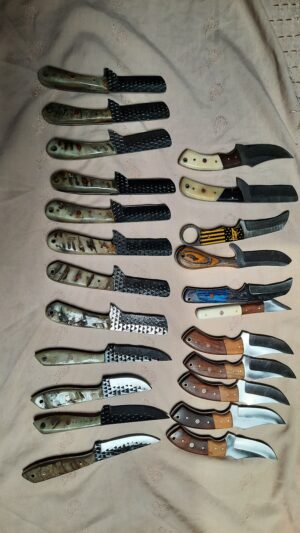 Lot Of 23 Pcs Skinner Hunting knife | Handmade outdoor Camping
