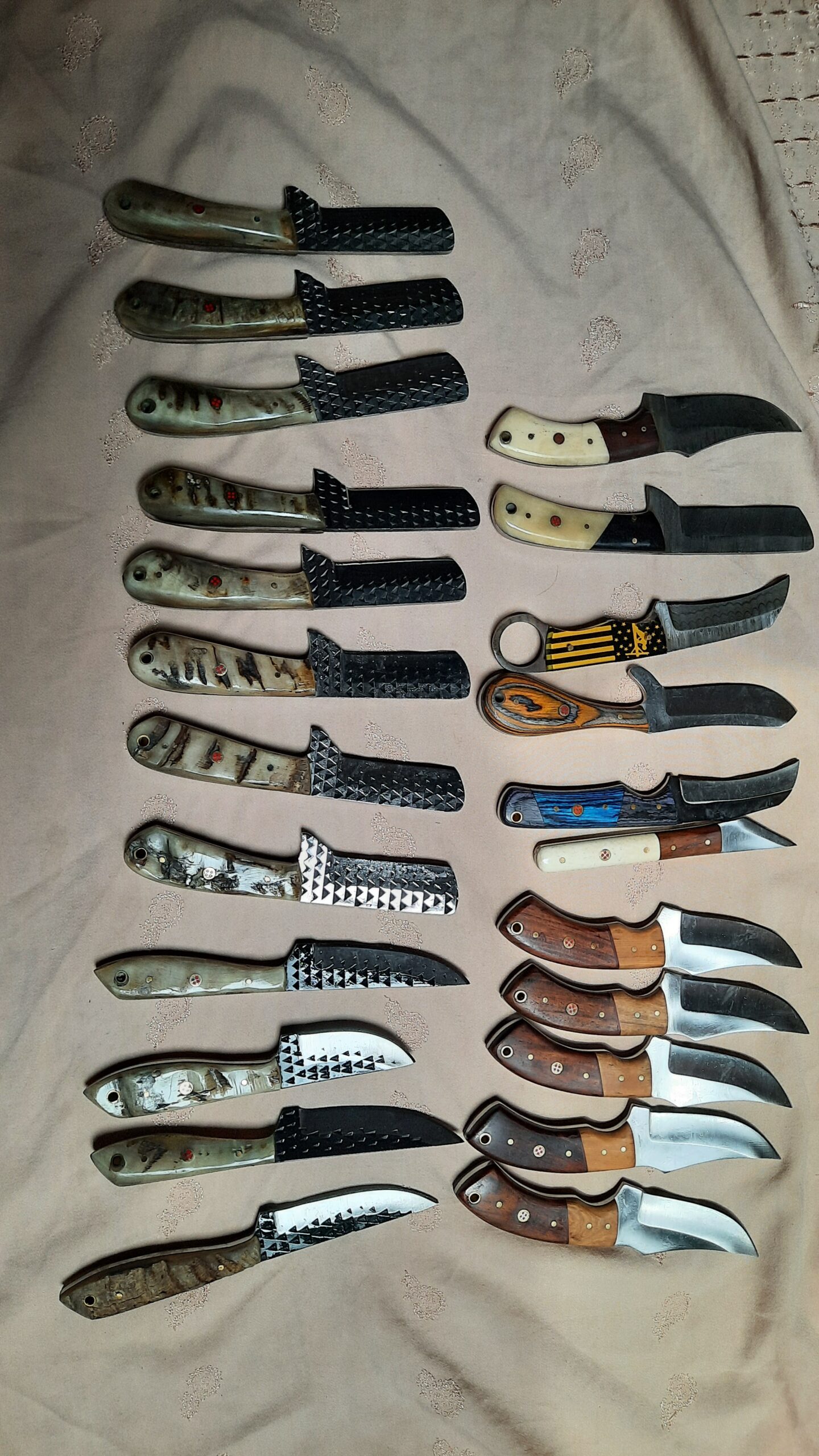 Lot Of 23 Pcs Skinner Hunting knife | Handmade outdoor Camping