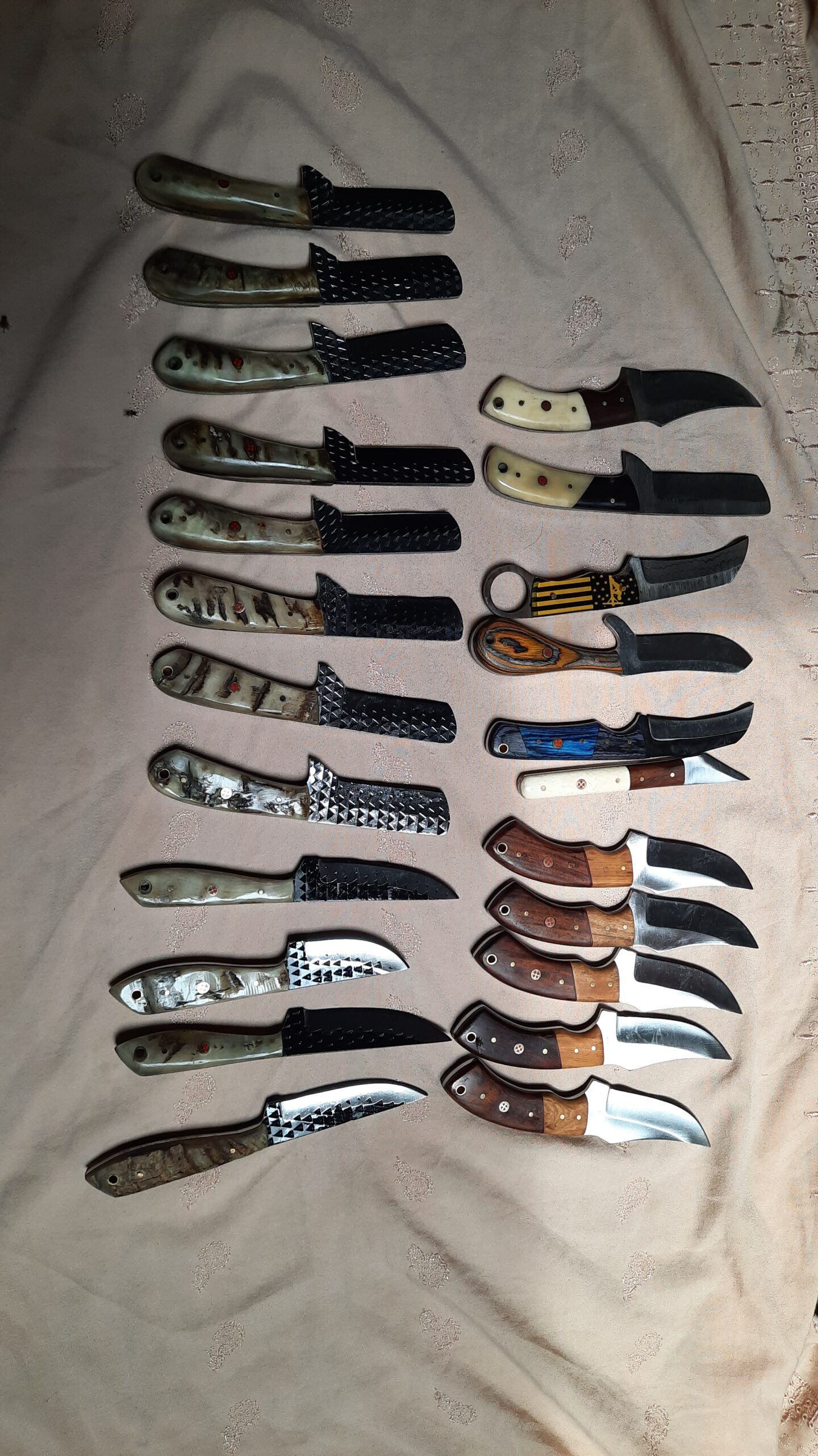 Lot Of 23 Pcs Skinner Hunting knife | Handmade outdoor Camping - Image 6